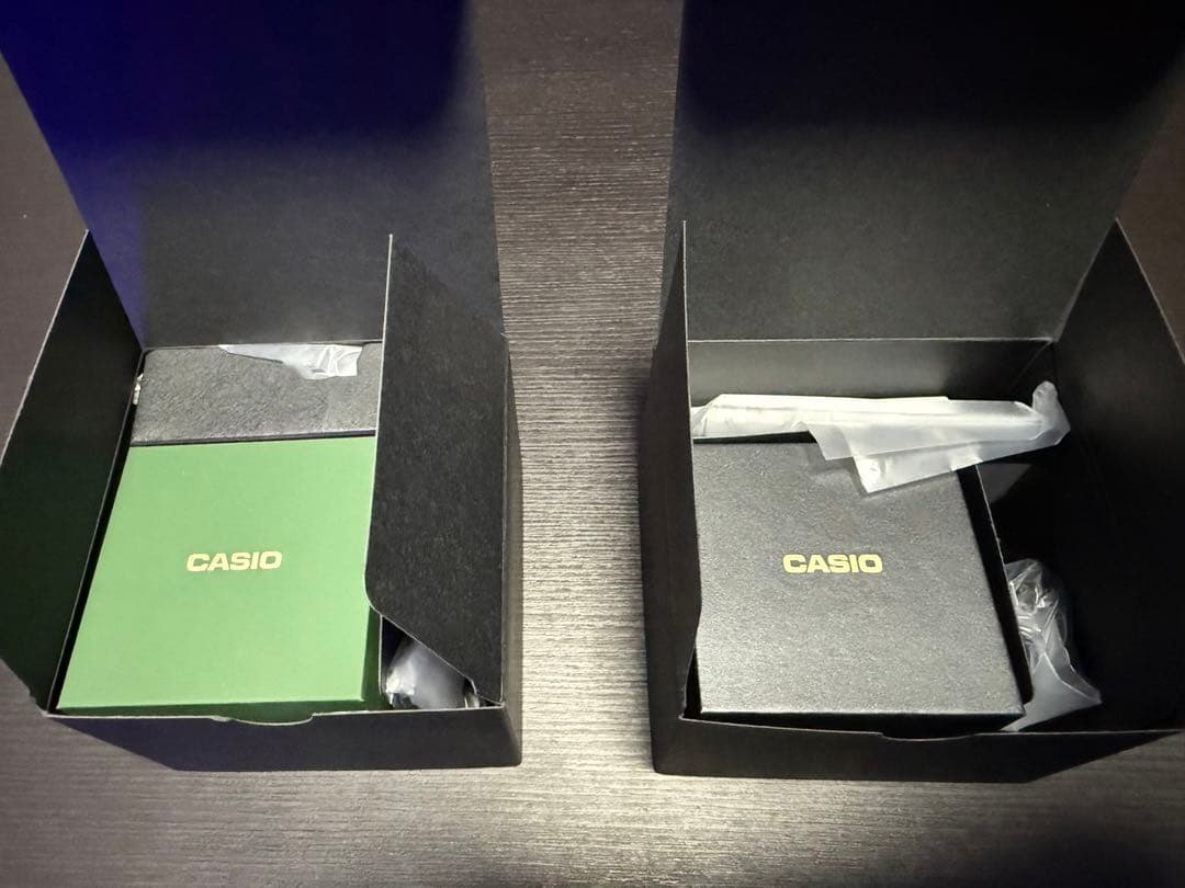 CASIO リングウォッチ　ゴールド シルバー　セット販売