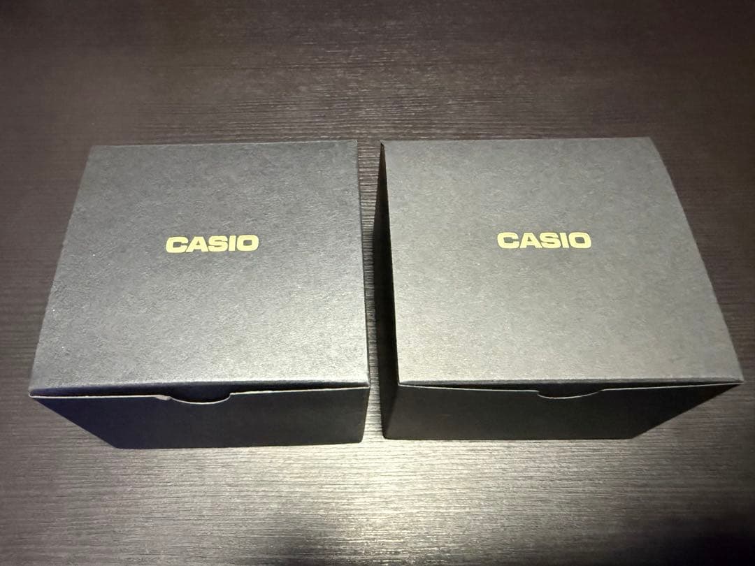 CASIO リングウォッチ　ゴールド シルバー　セット販売