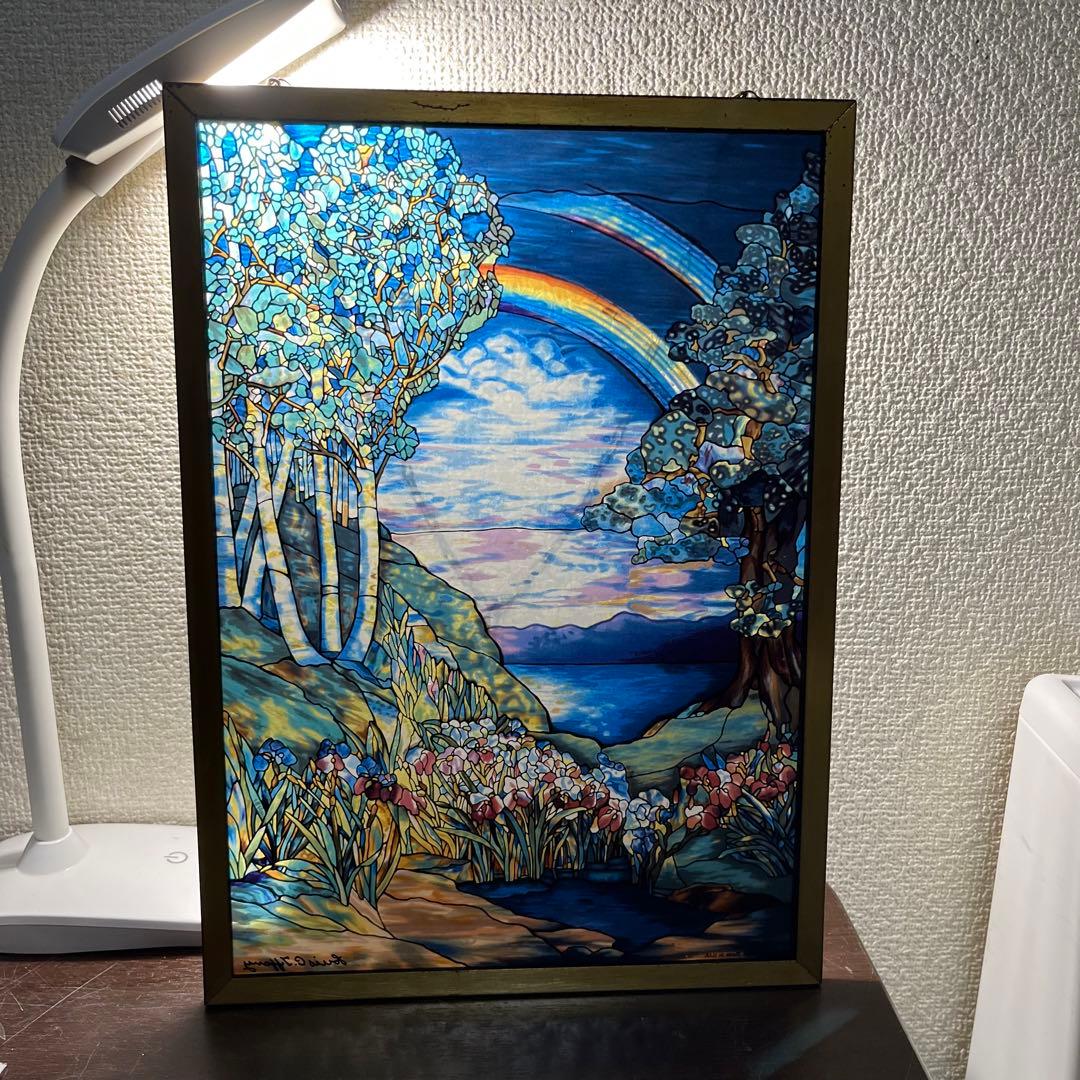 ルイス・C・ティファニー レインボー 虹 ステンドグラス グラスマスターズ
