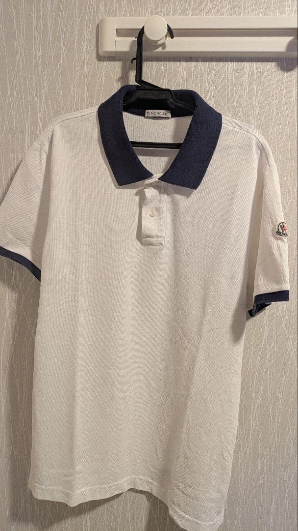 ✨２枚組‼️年末セール‼️モンクレールグレー 白ポロシャツ 確実正規品‼️