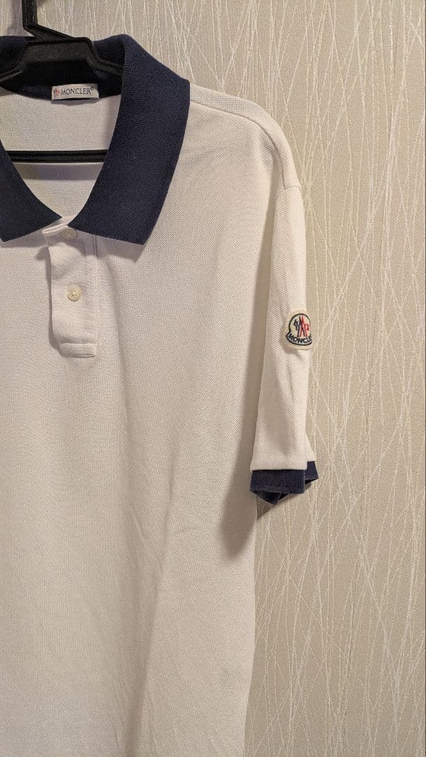 ✨２枚組‼️年末セール‼️モンクレールグレー 白ポロシャツ 確実正規品‼️