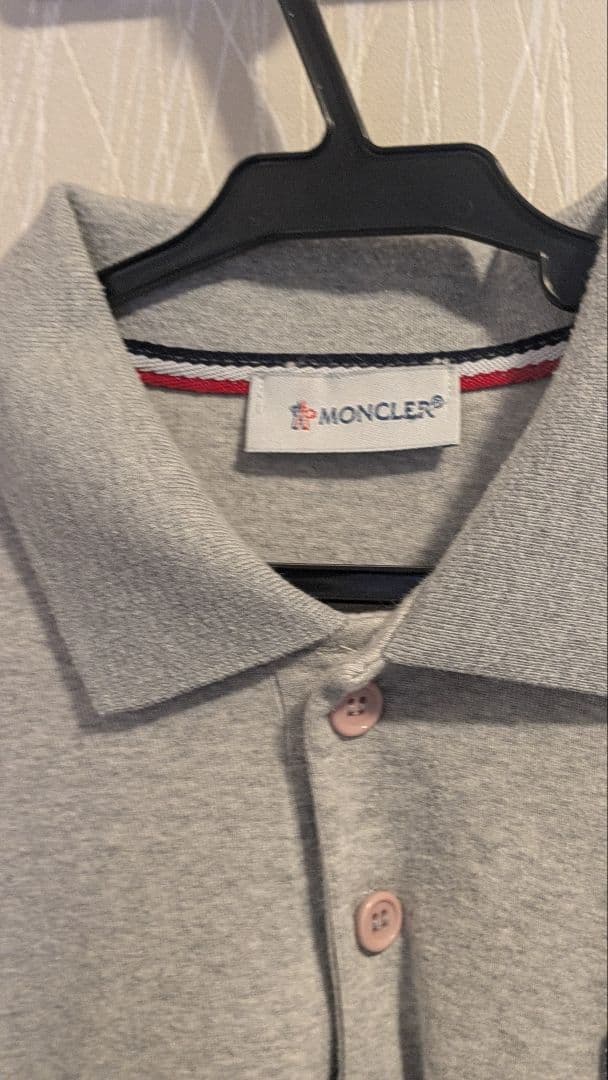 ✨２枚組‼️年末セール‼️モンクレールグレー 白ポロシャツ 確実正規品‼️