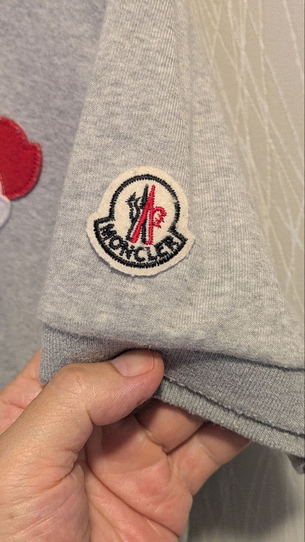 ✨２枚組‼️年末セール‼️モンクレールグレー 白ポロシャツ 確実正規品‼️