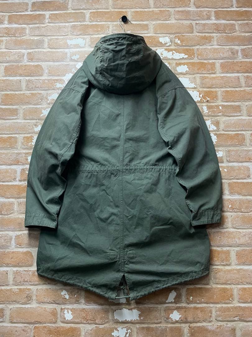 90s oldgap GAP モッズコート　ミリタリージャケット　カーキ