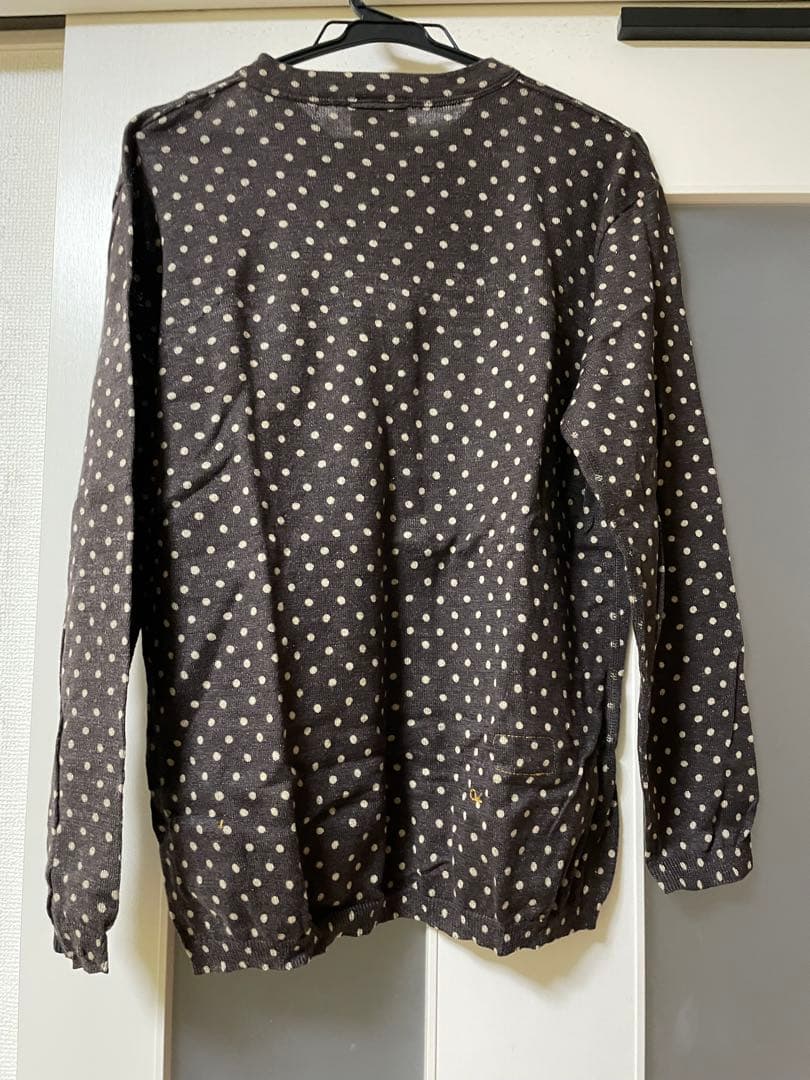 45R 45rpm SDLドット柄 カーディガン