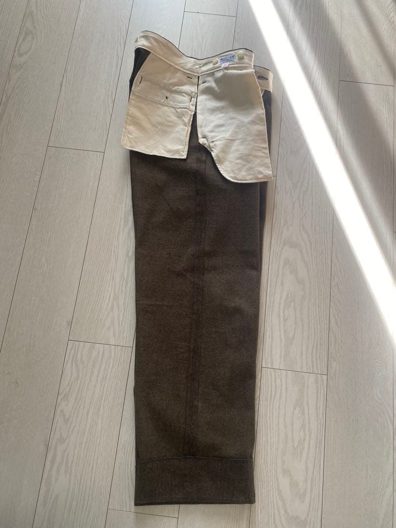 ゴンザレスアットラスト　ウールトラウザー32