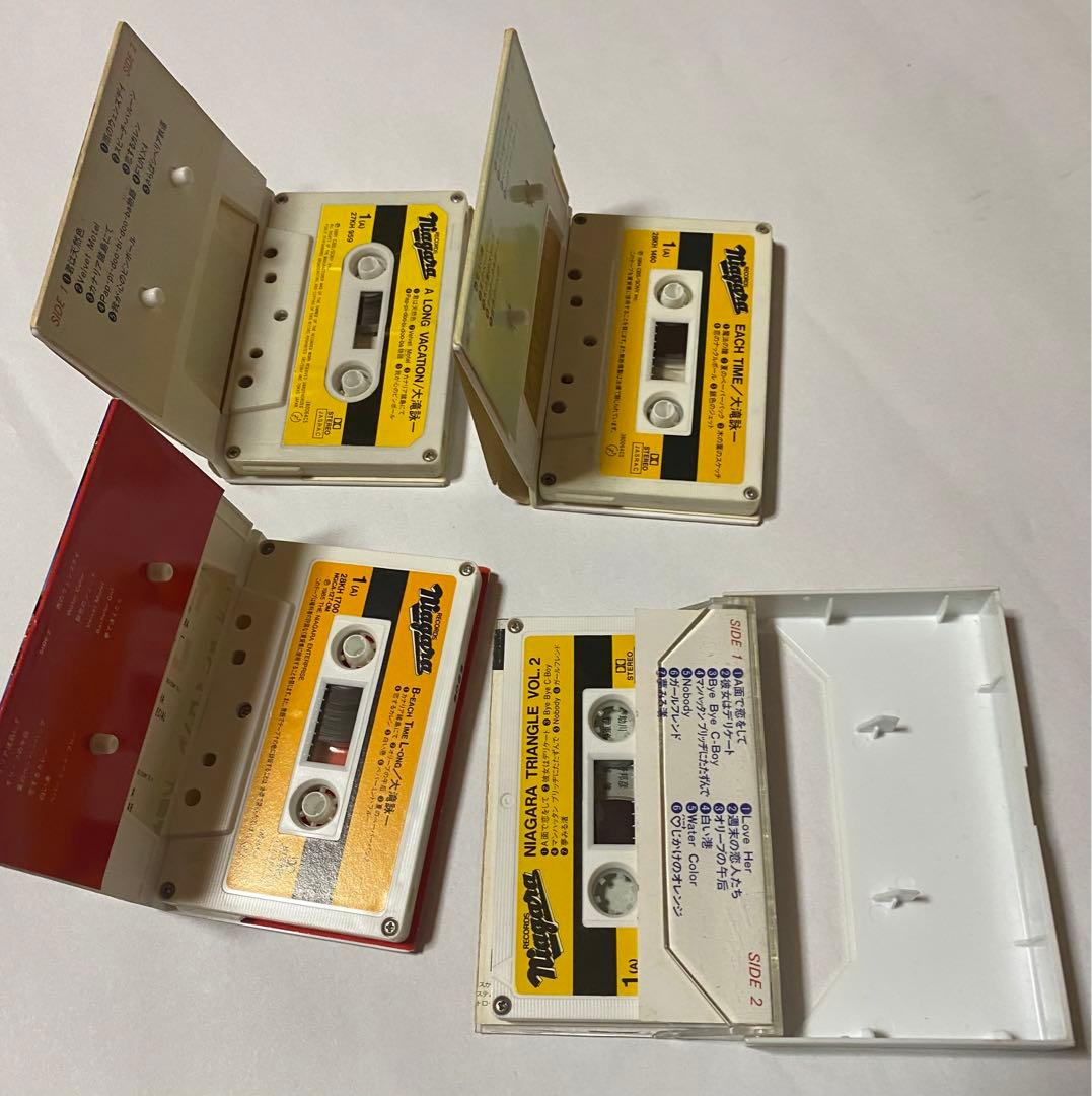 大滝詠一　カセットテープ　4本