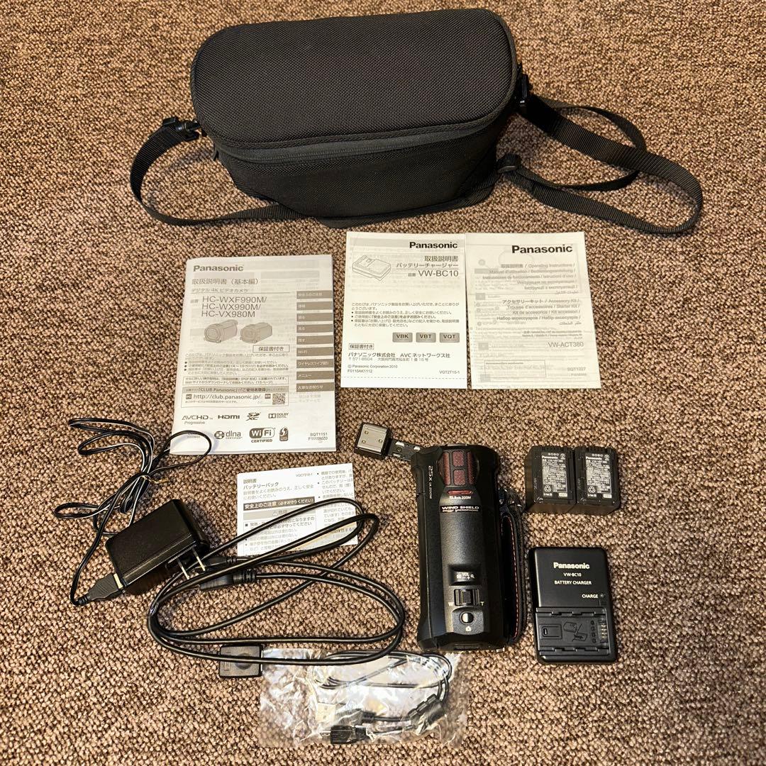 パナソニック デジタル4Kビデオカメラ WX990M