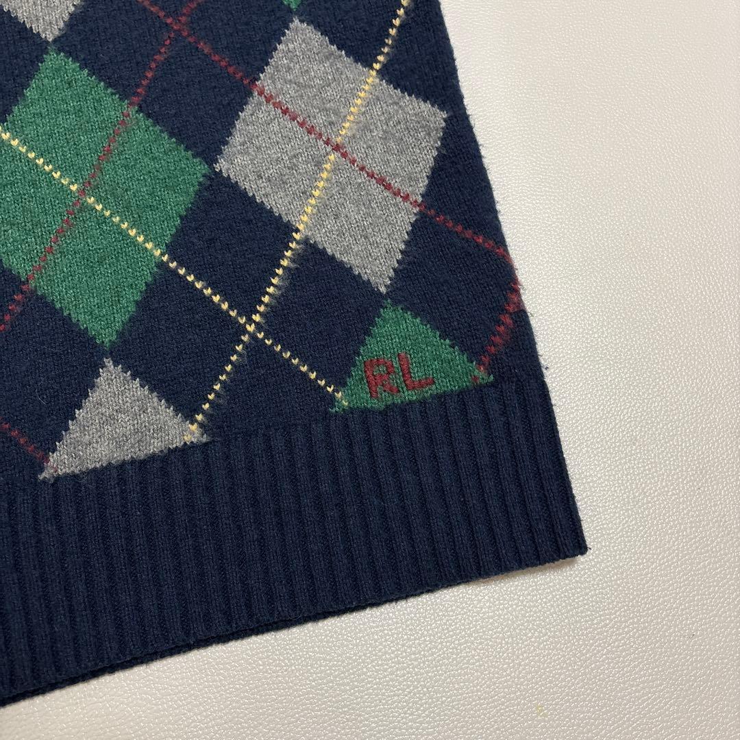 POLO RALPH LAUREN ビッグフィット アーガイル ニット ベスト