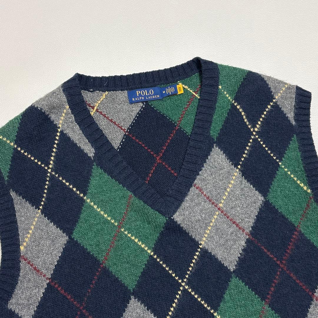 POLO RALPH LAUREN ビッグフィット アーガイル ニット ベスト