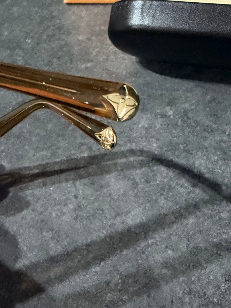 Louis Vuitton ブラウン サングラス ケース付き 正品保証