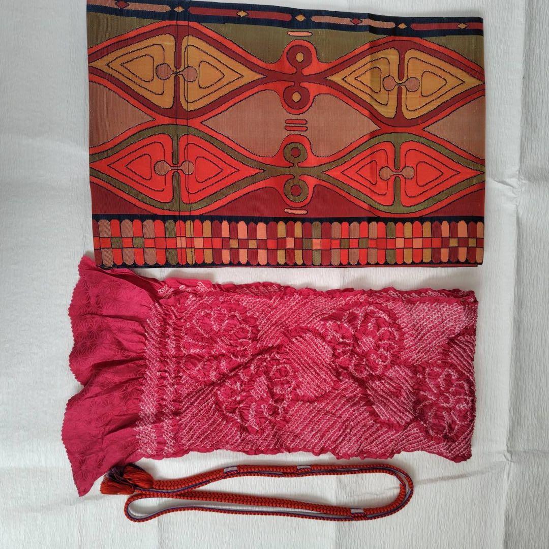 ま*り様 未使用近い　美品　袷　正絹　紋付き　色無地　フルセット　超ゆったり　裄