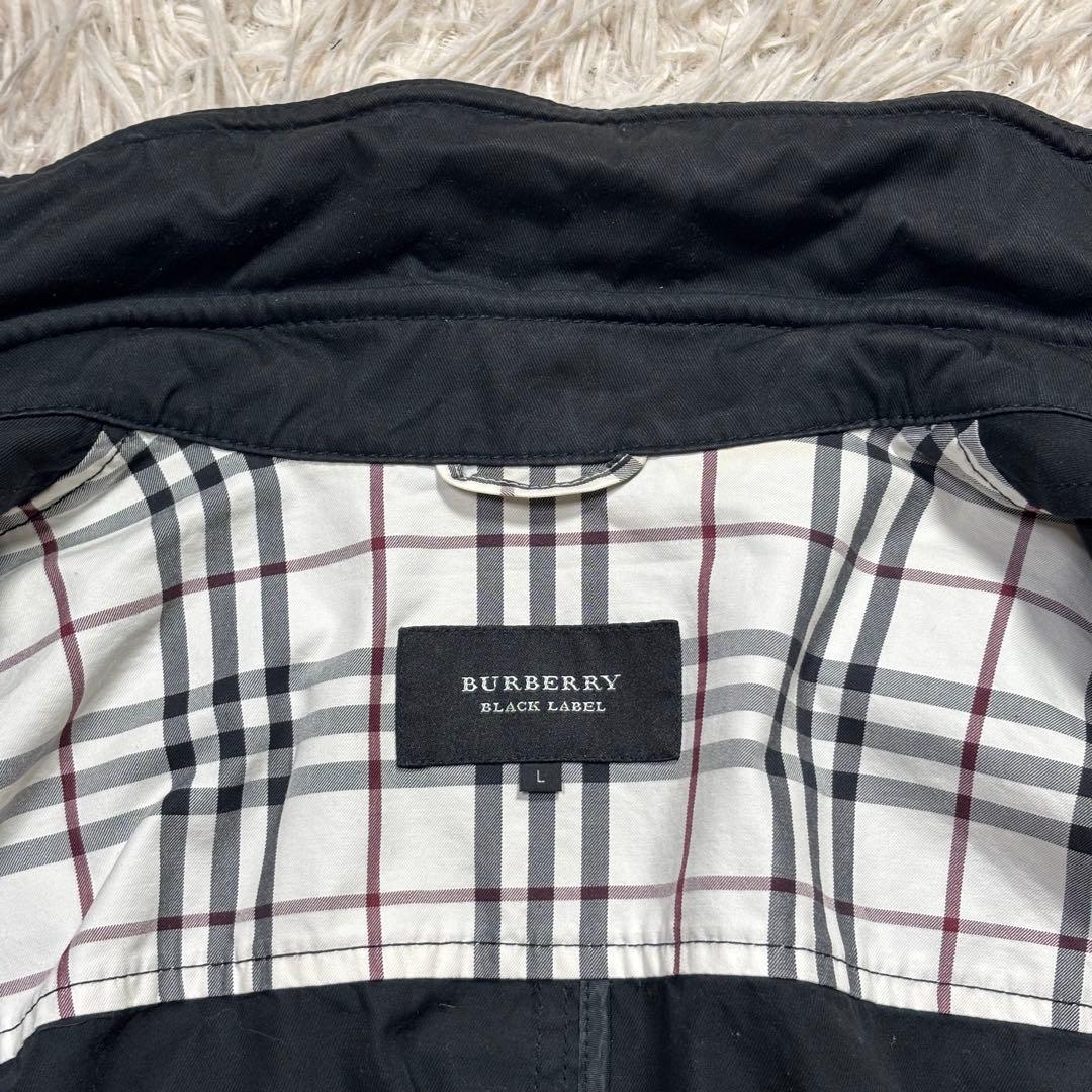 BURBERRY BLACK LABEL ミリタリージャケット　ノバチェック　L