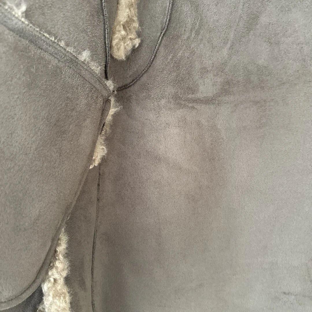 未使用　anuke アンヌーク Eco Fur Vestモカ36