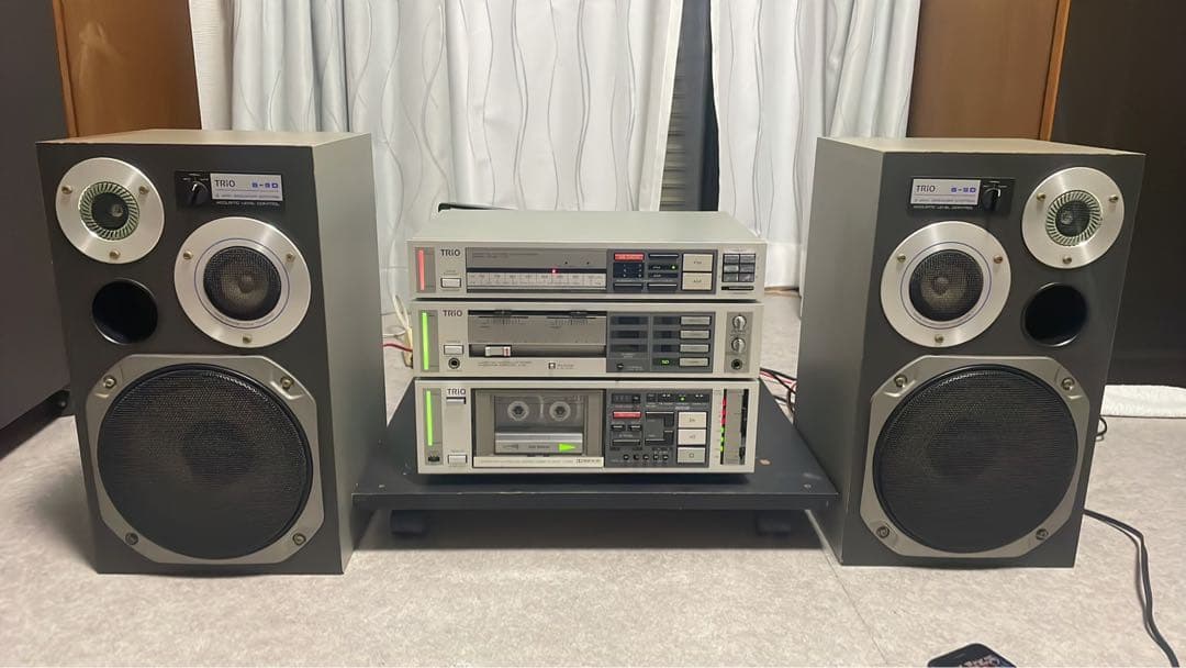 TRIO A-9D, X-9RD ,T9D, S-9Dコンポ シルバー/グレー