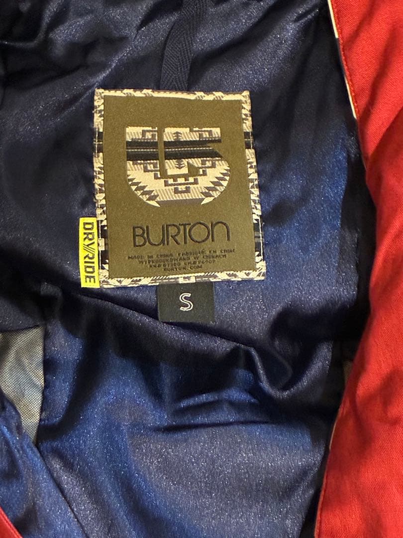 美品　バートン　BURTON スノボウェア　レディース　上S下M