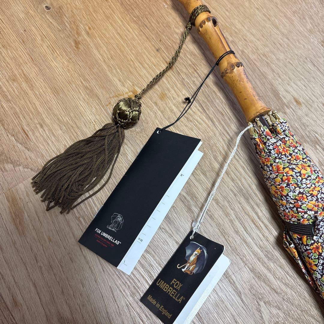 FOX UMBRELLAS フォックスアンブレラズ　高級傘　雨傘　長傘　花柄