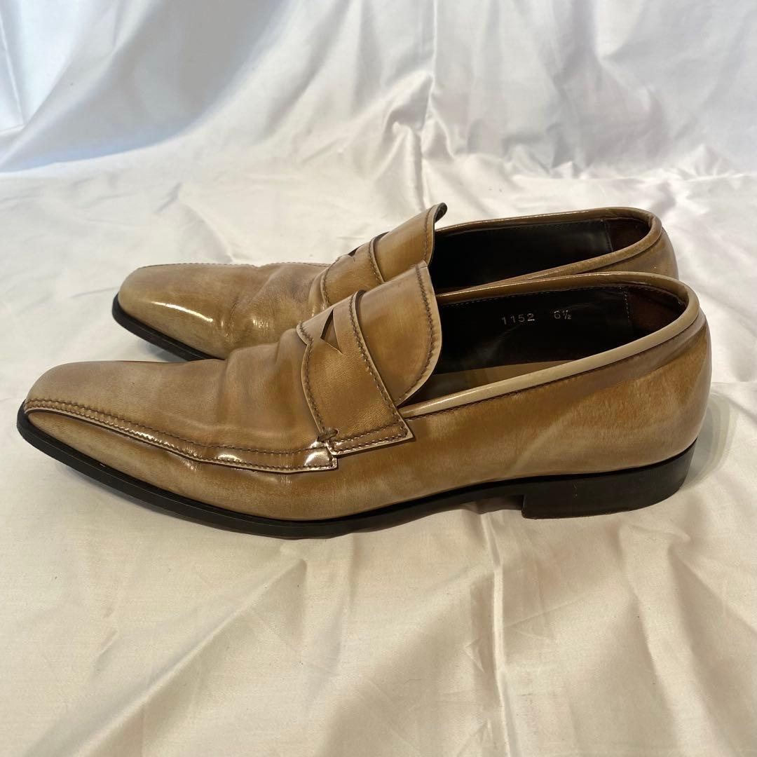 PRADA プラダ ベージュ ローファー