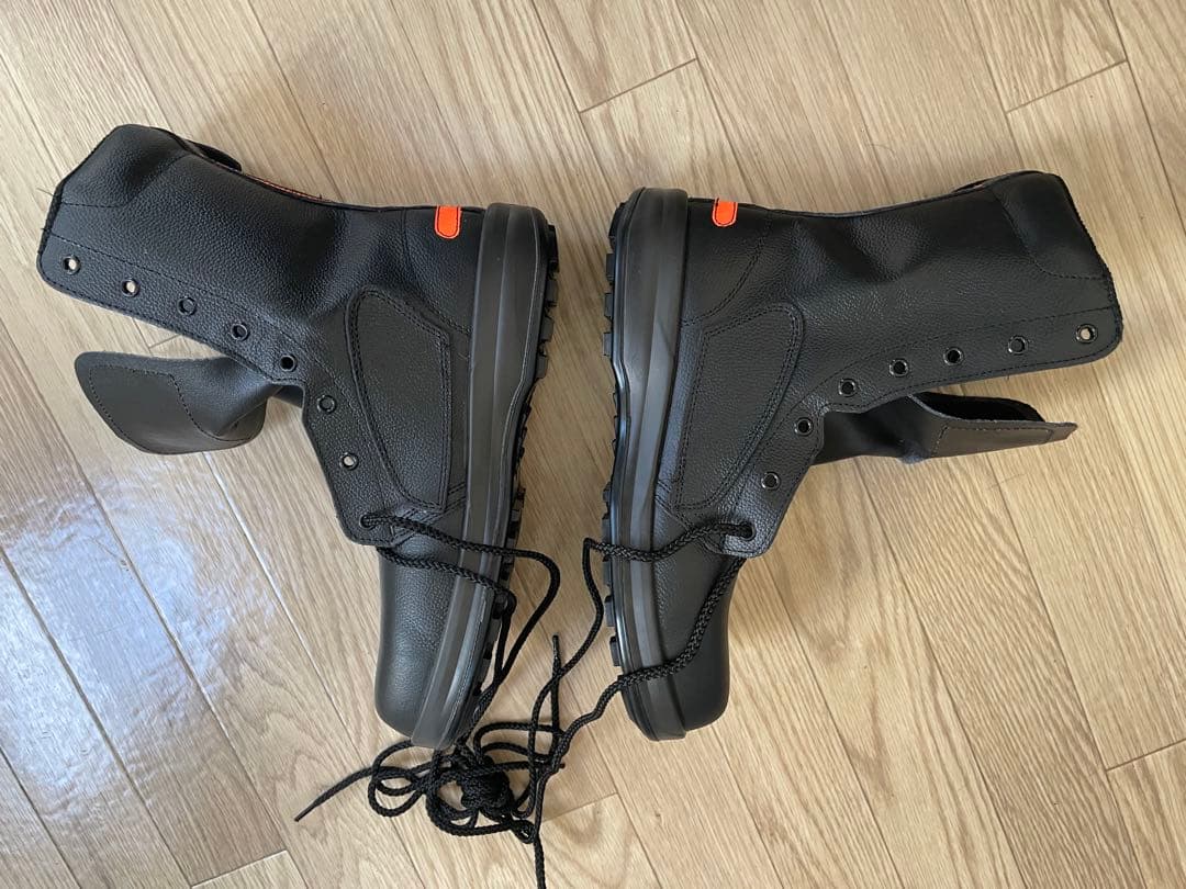 【未使用品】安全靴 27.5cm ブラック WS33 静電靴 消防 長編上