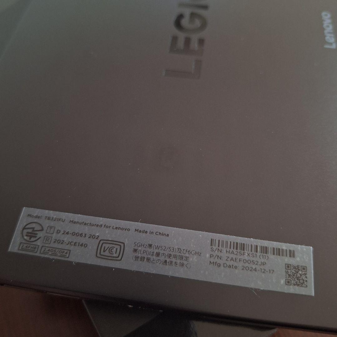 ほぼ未使用 国内版 Lenovo Legion Tab 8.8インチ 2025