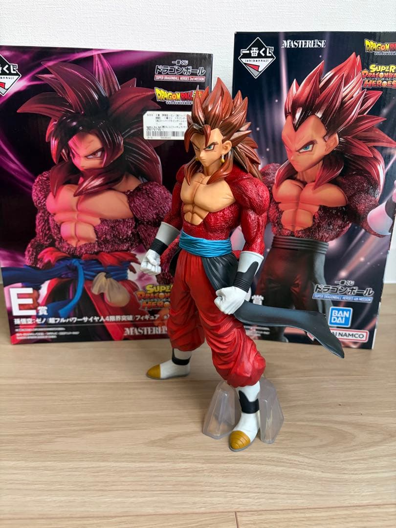 一番くじ ドラゴンボール スーパーヒーローズ 孫悟空 ゼノ ベジータ　ベジット