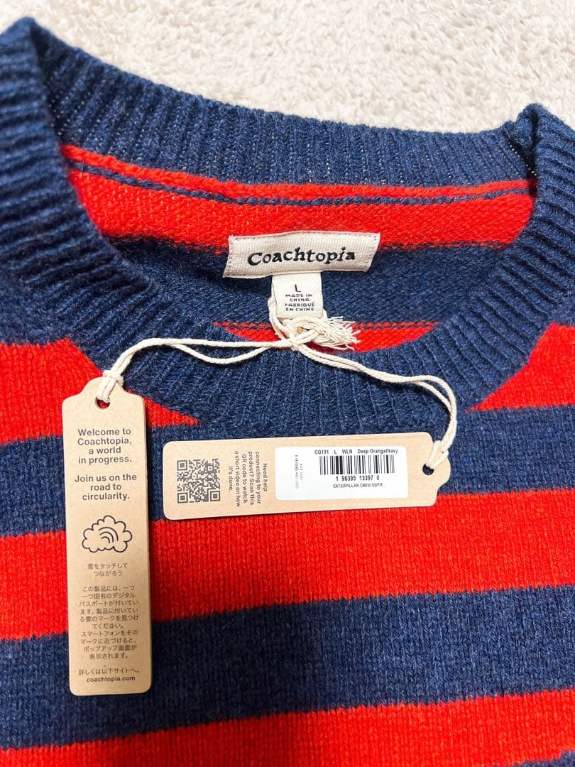 Coach キャタピラー ニットセーター L 新品タグ付き