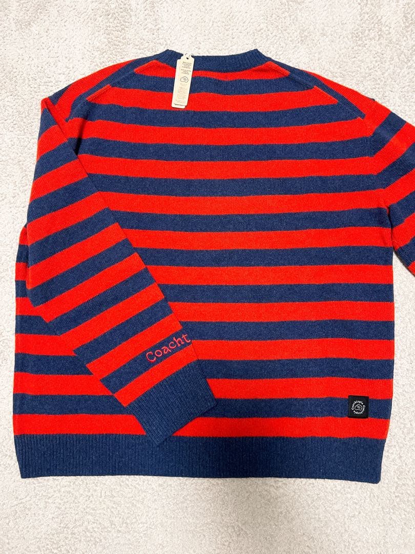 Coach キャタピラー ニットセーター L 新品タグ付き