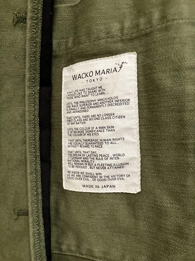 ワコマリア WACKO MARIA ミリタリージャケット　M65 M-65