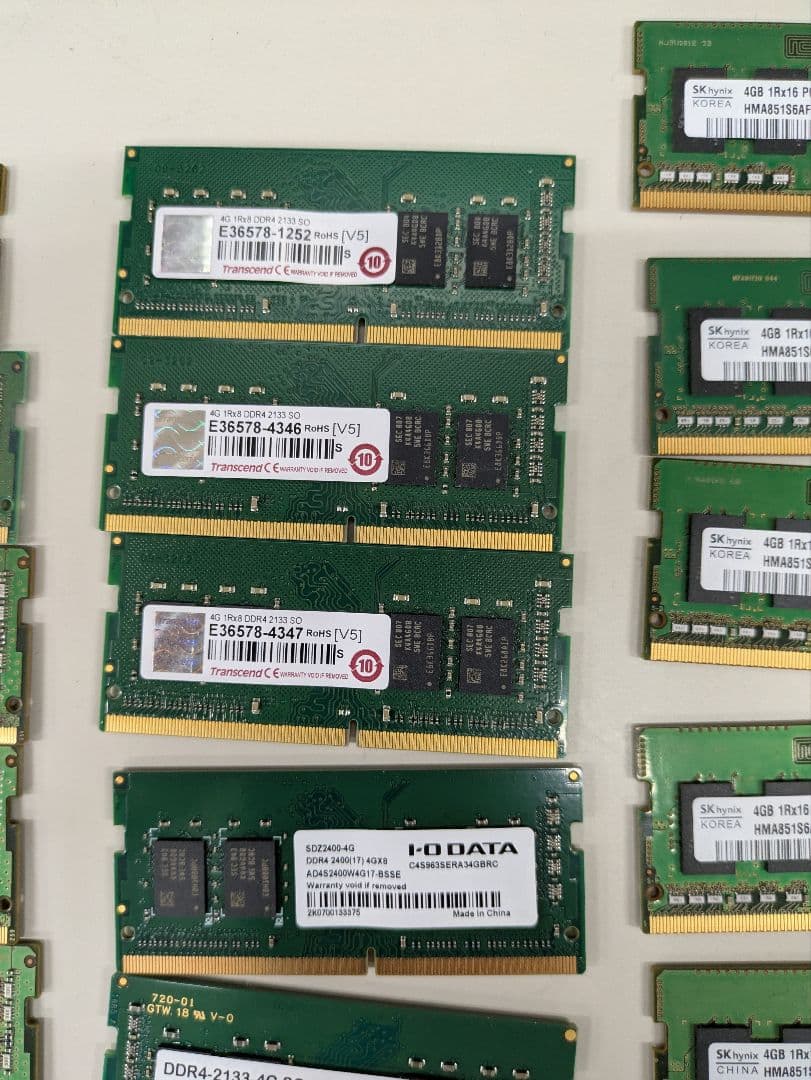4GB DDR4 PC4　ノートパソコン用　37枚