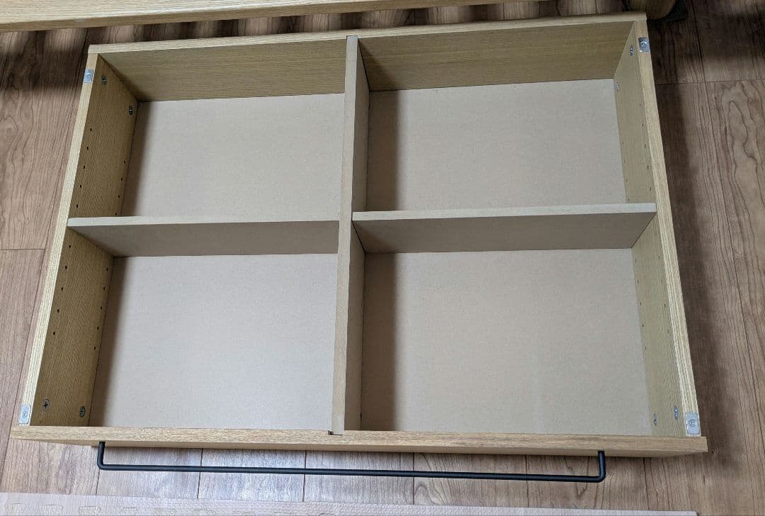 【宗蓮】無印良品 木製ベッドフレーム下収納 引き出し　タモ材　2個セット