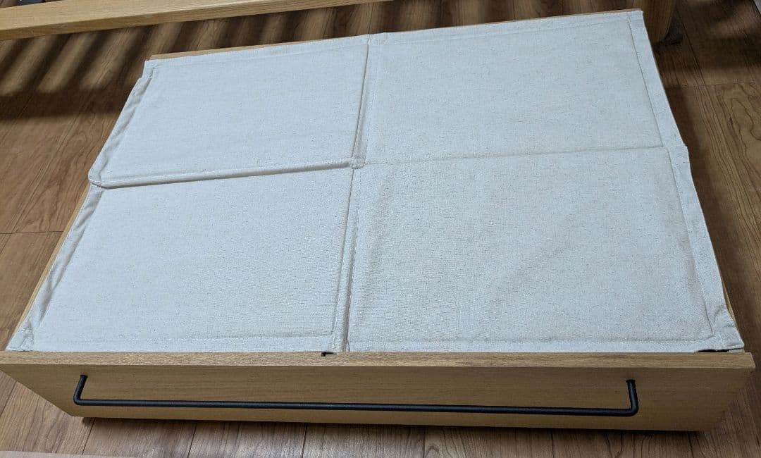 【宗蓮】無印良品 木製ベッドフレーム下収納 引き出し　タモ材　2個セット