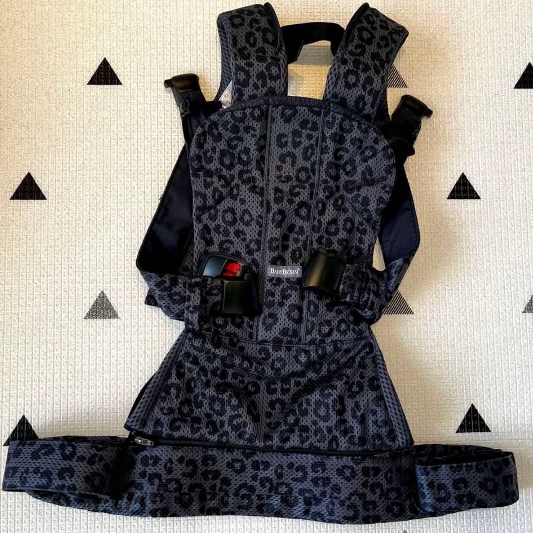 美品 希少 ベビービョルン 抱っこ紐 ONE KAI Air レオパード