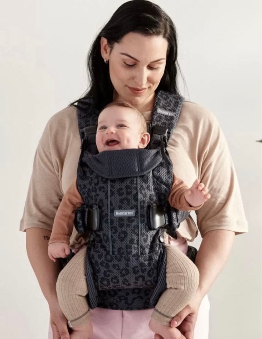美品 希少 ベビービョルン 抱っこ紐 ONE KAI Air レオパード