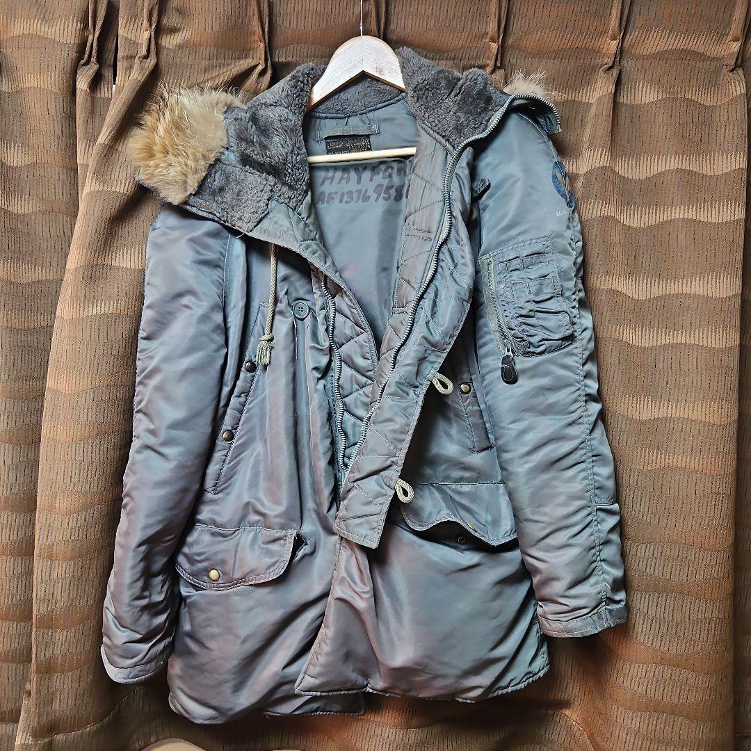 ​【50s米軍】N-3B フライトジャケット コヨーテファー【ブラキオさん】