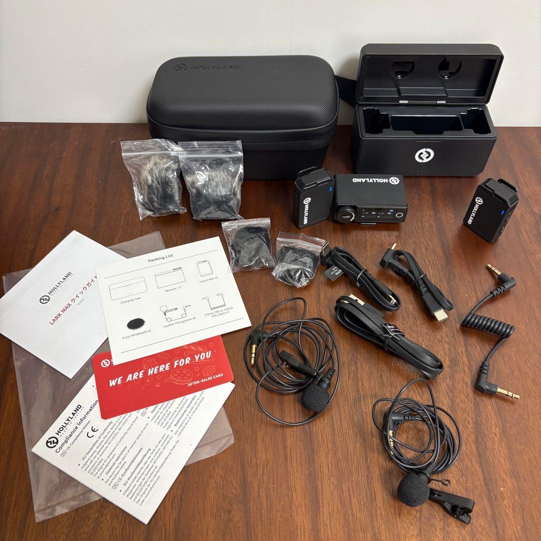 最終価格 ワイヤレスマイク HOLLYLAND LARK MAX DUO