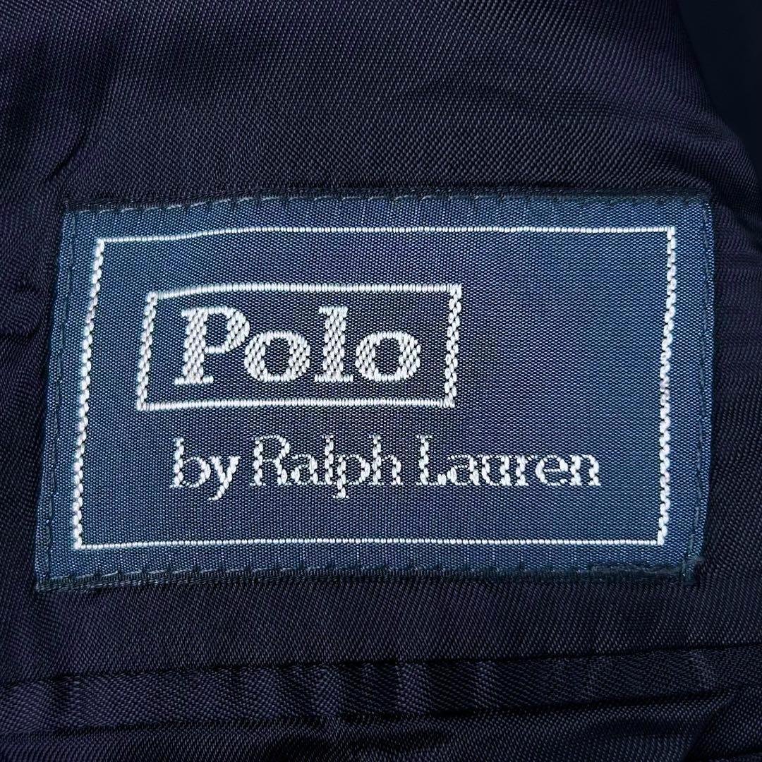 現行 イタリア製 ポロバイラルフローレン ブレザー リネン 紺ブレ 金ボタン