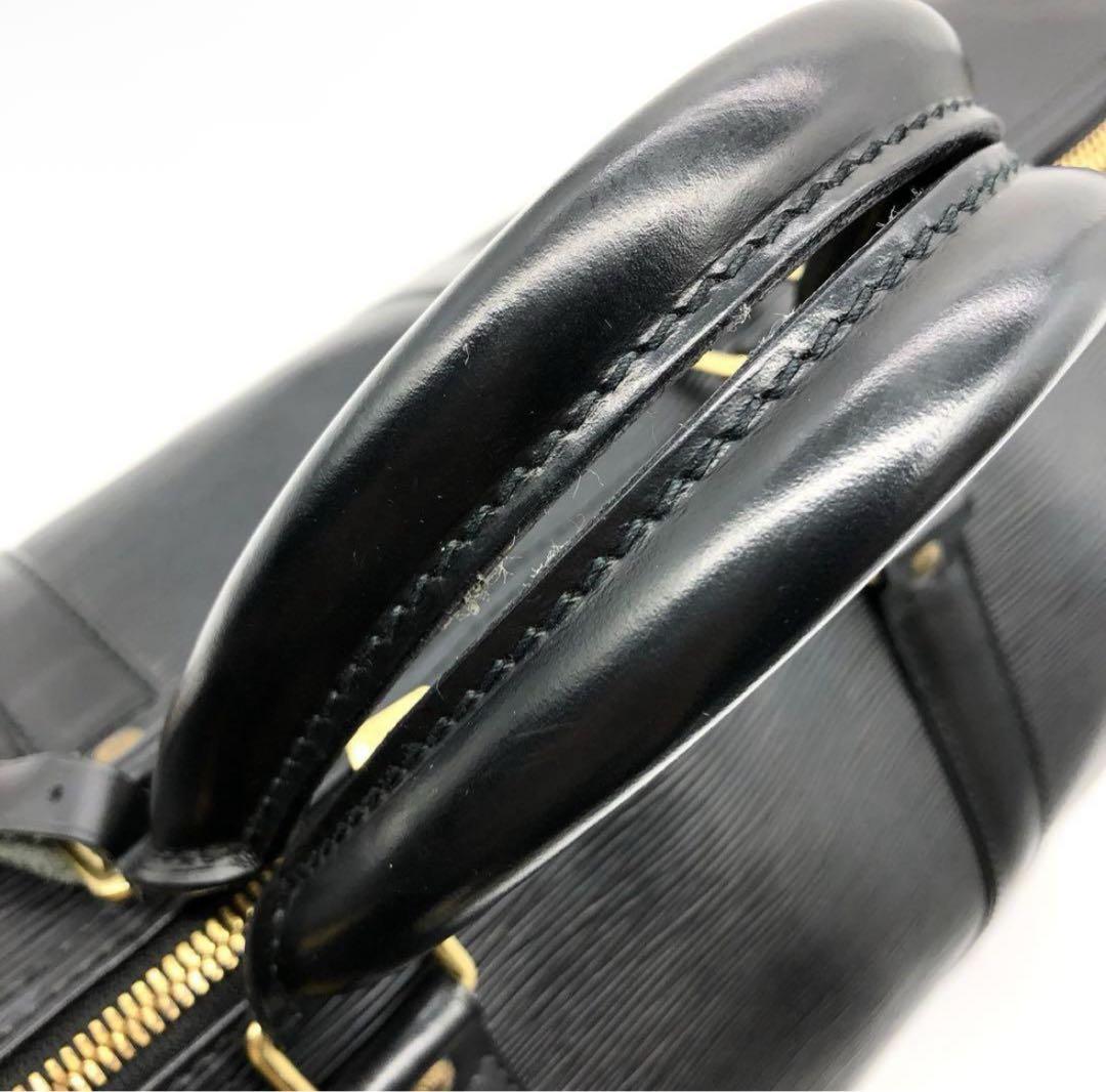 【美品】ルイヴィトン エピ キーポル50 ボストンバッグ ブラック