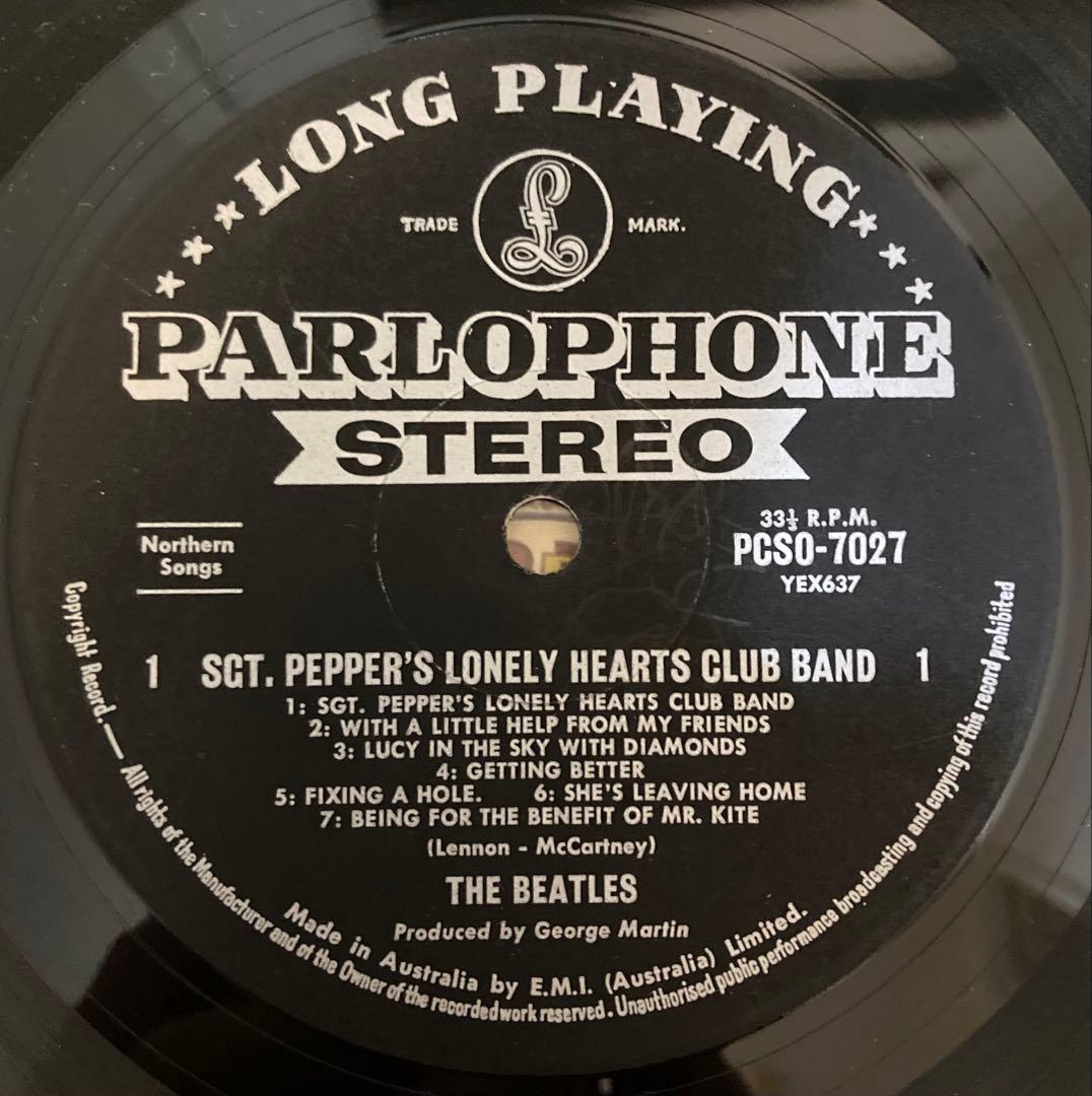 稀少オーストラリア1st完品サージェントペパーズBeatlesビートルズレコード