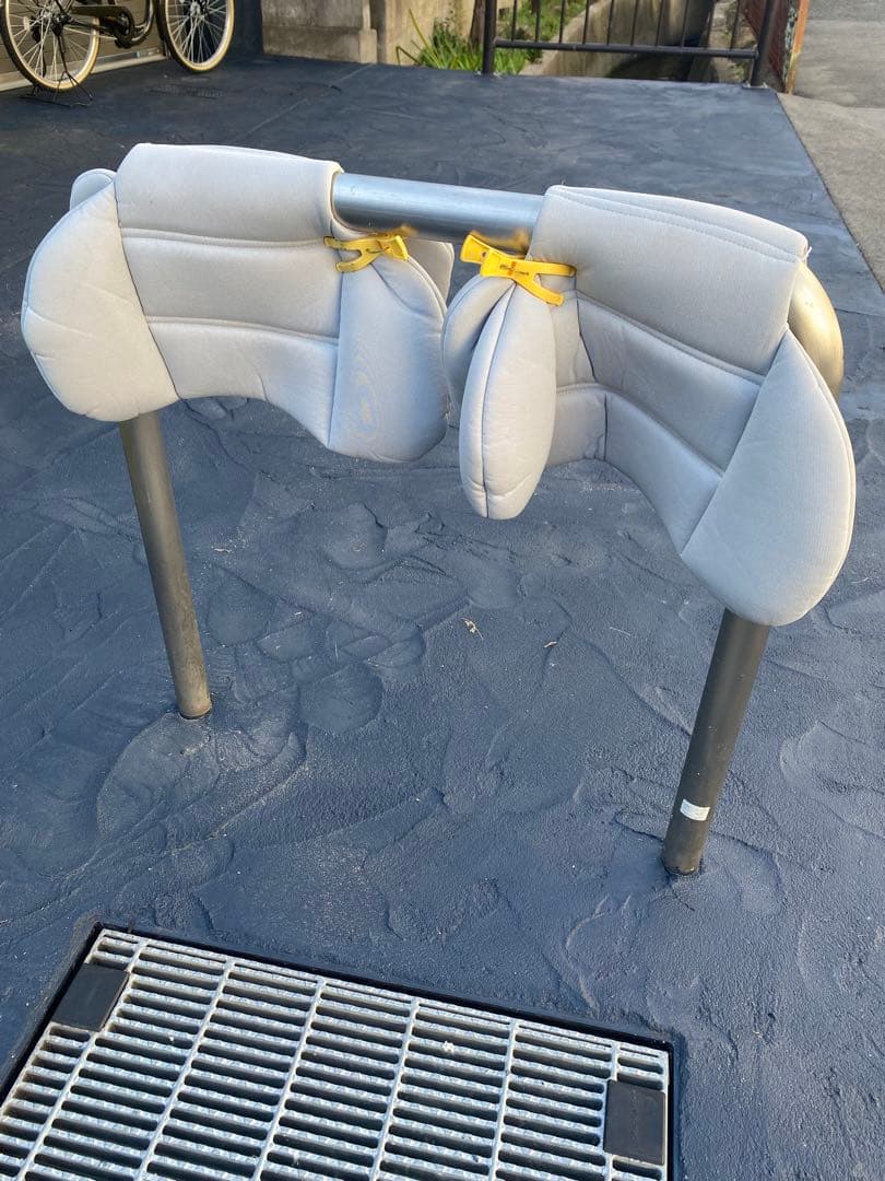 しろ　チャイルドシート　 eマーク有　アイリスオーヤマPZ ISOFIX