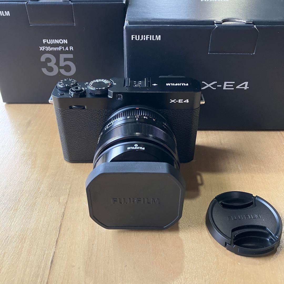 今週末まで FUJIFILM X-E4 ブラック & XF35mm F1.4