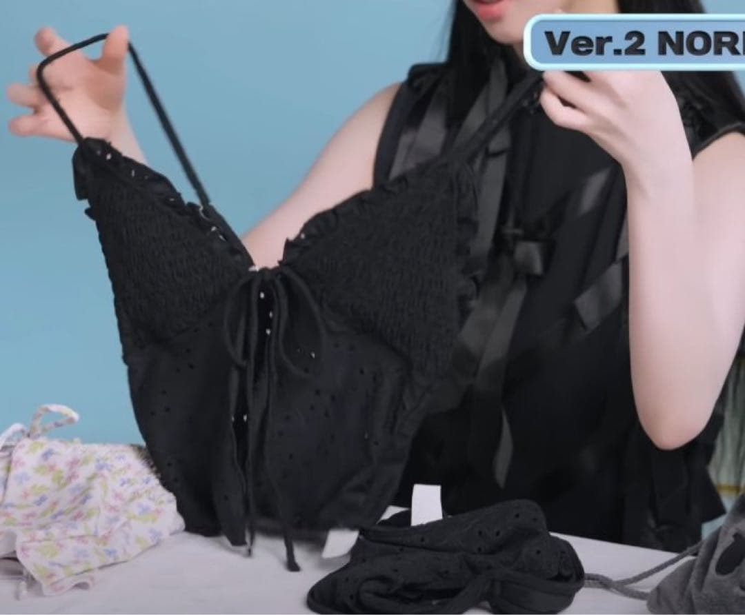 GLOWNY ブラック 水着 Sサイズ