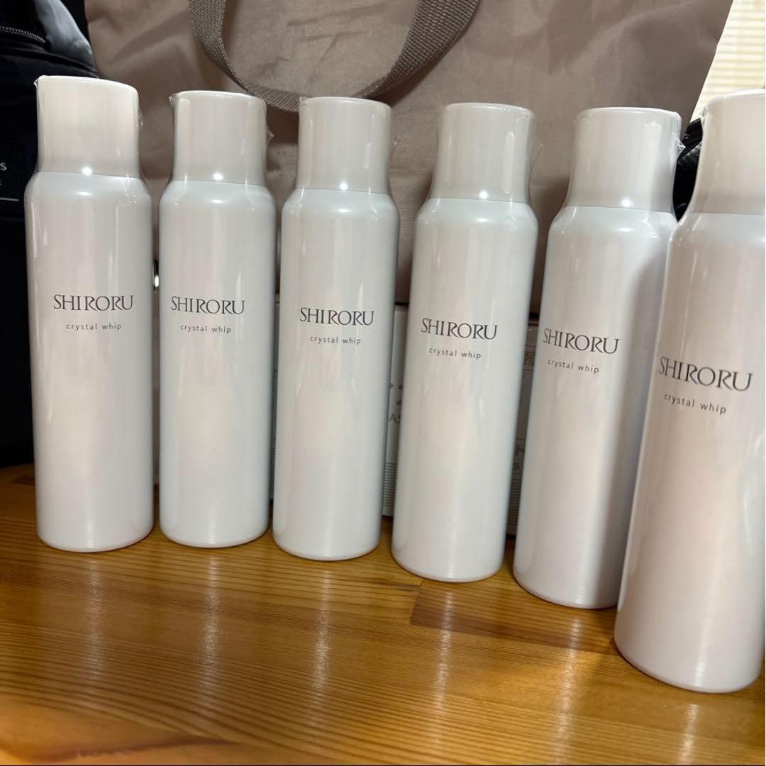[新品]　SHIRORU クリスタルホイップ　洗顔料120g✖️6本セット