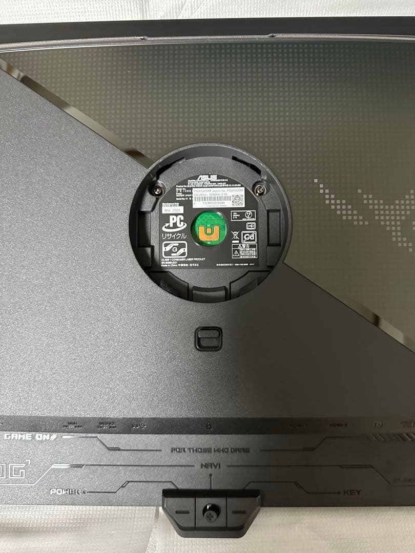 美品　ASUS ROG Swift OLED PG27UCDM　26.5インチ