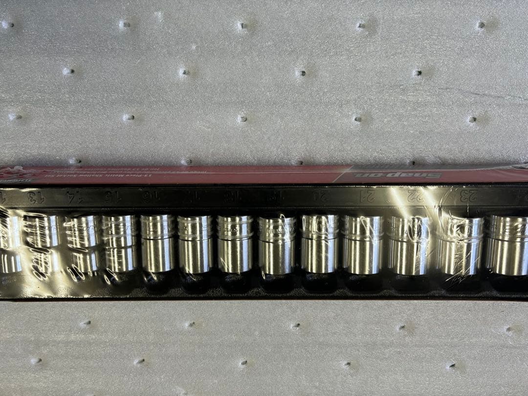 【新品・未使用】Snap-on 1/2sqショートソケット 13ピースセット