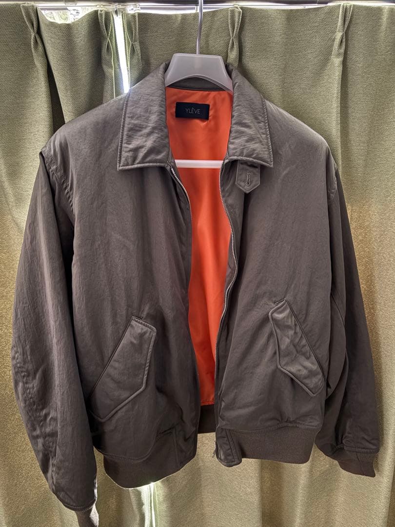 YLEVE ハイデンシティナイロンツイルタンカースジャケット