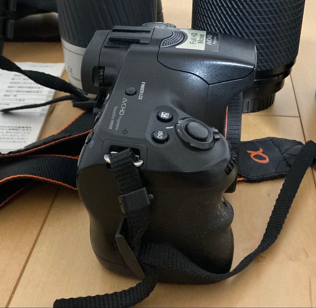 SONY ソニー α57 SLT-A57 一眼レフ レンズ4本 ミラーレス