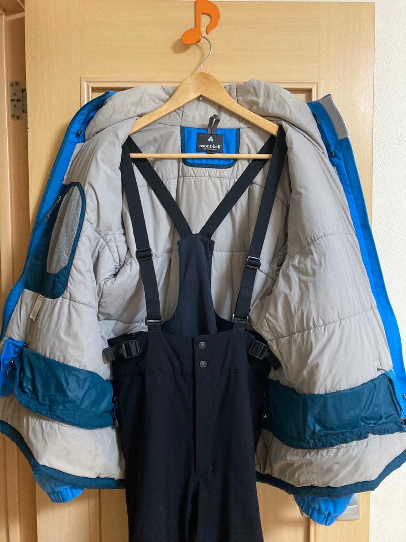 mont-bell モンベル　スキーウェア 上下セット　　メンズ