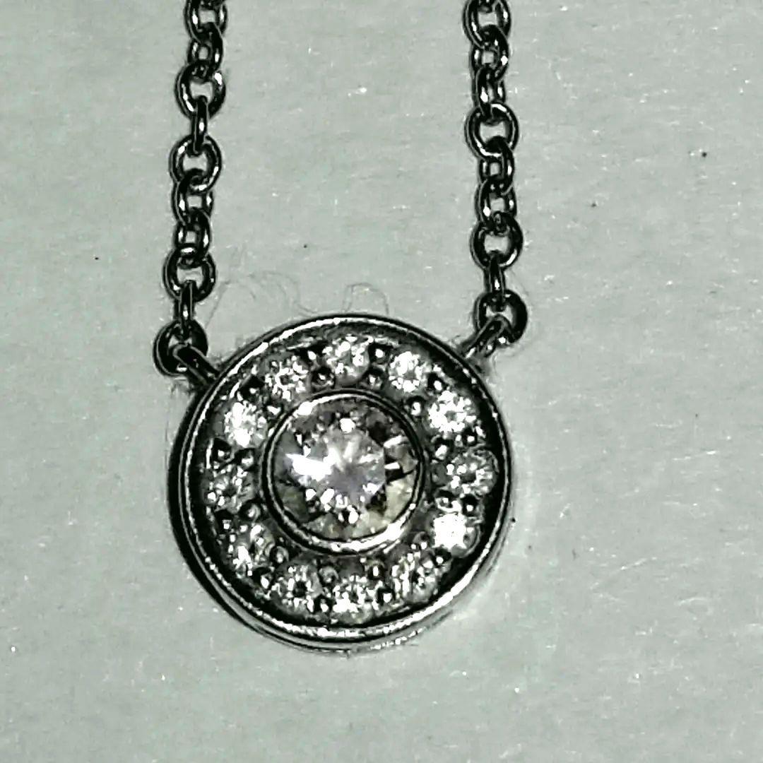 【K】ティファニー　サークレットプラチナネックレス