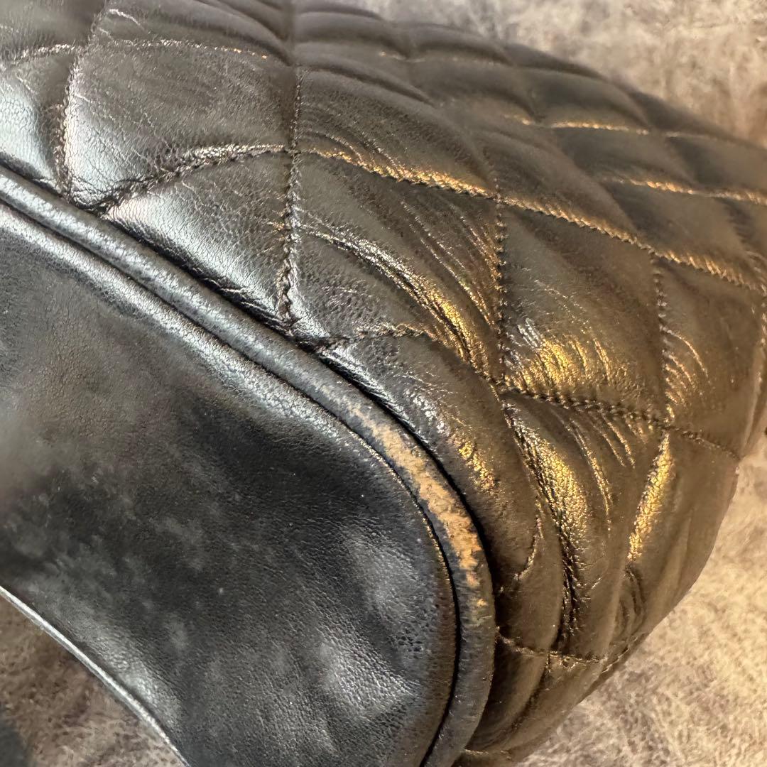 シャネル CHANEL マトラッセ チェーントートバッグ ココマークチャーム