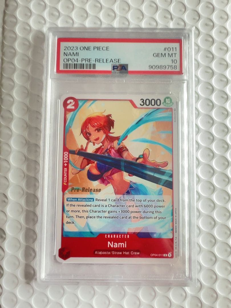 PSA10 プレリリース版 ナミ 海外限定